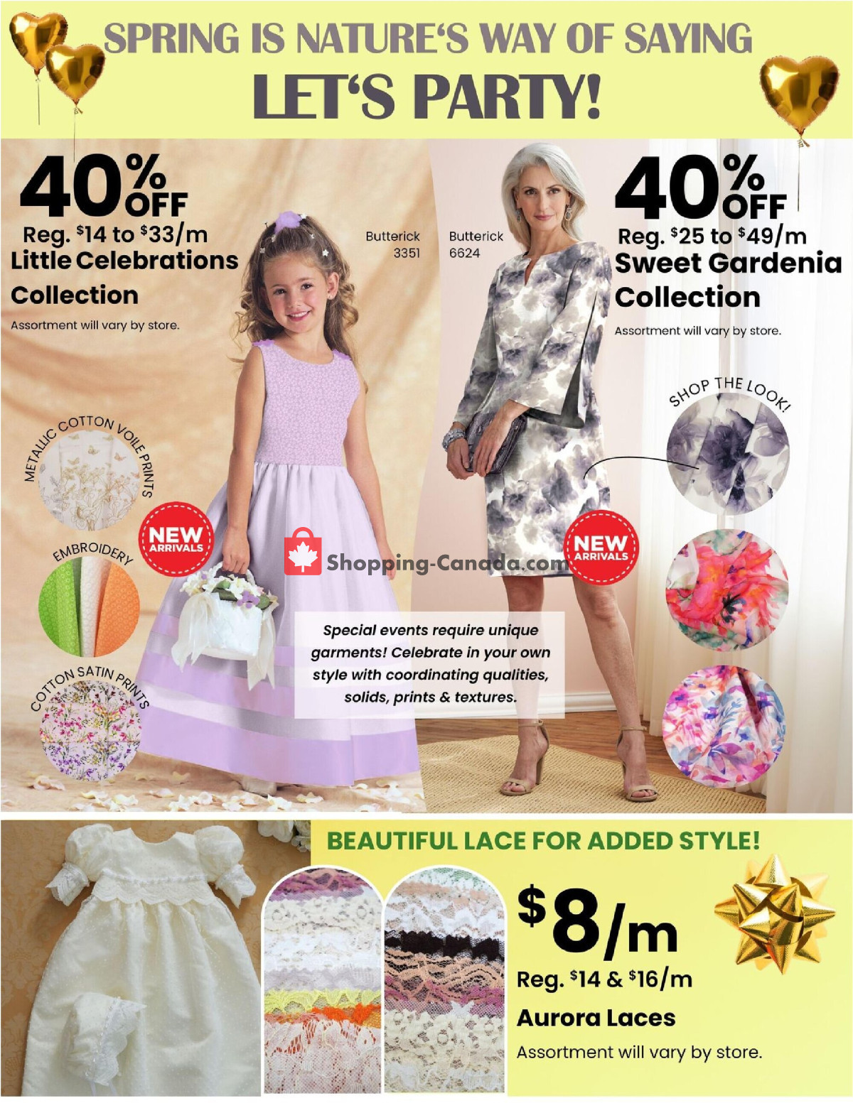 Fabricland flyer from Monday April 1, 2024 to Tuesday April 30, 2024 - page 3