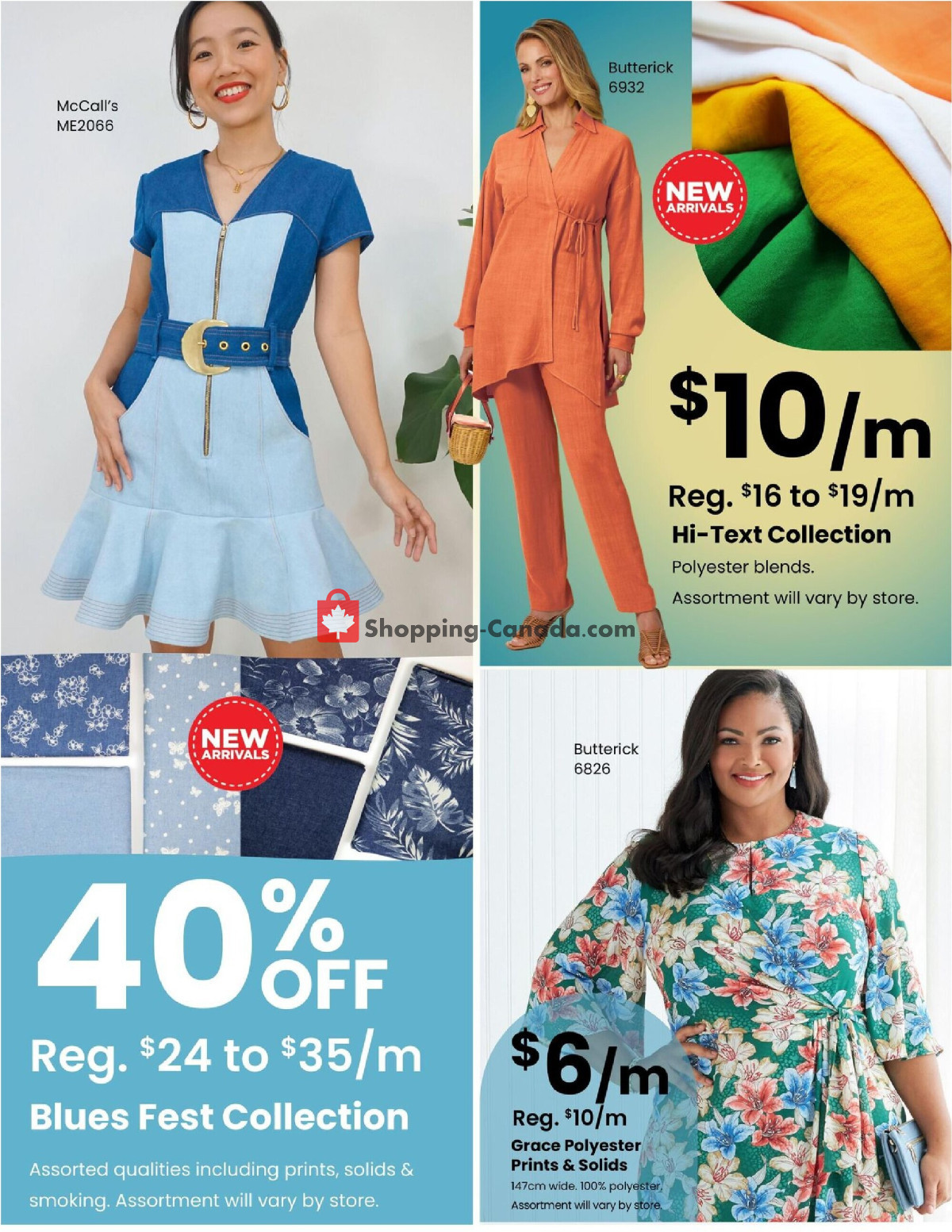 Fabricland flyer from Monday April 1, 2024 to Tuesday April 30, 2024 - page 4