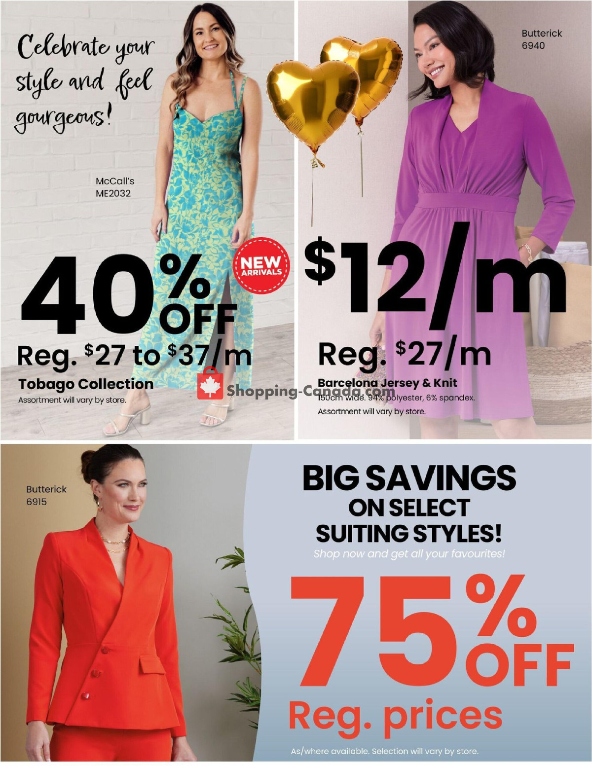 Fabricland flyer from Monday April 1, 2024 to Tuesday April 30, 2024 - page 7