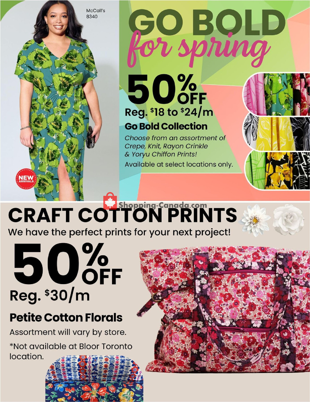 Fabricland flyer from Wednesday May 1, 2024 to Friday May 31, 2024 - page 3