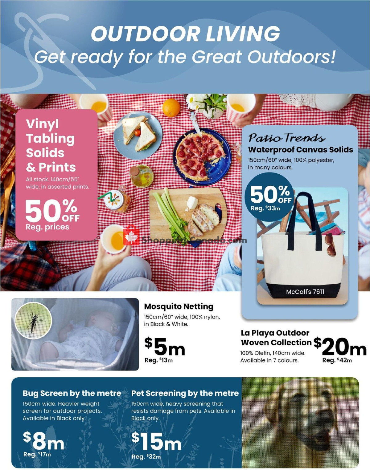 Fabricland flyer from Thursday May 9, 2024 to Thursday June 6, 2024 - page 2