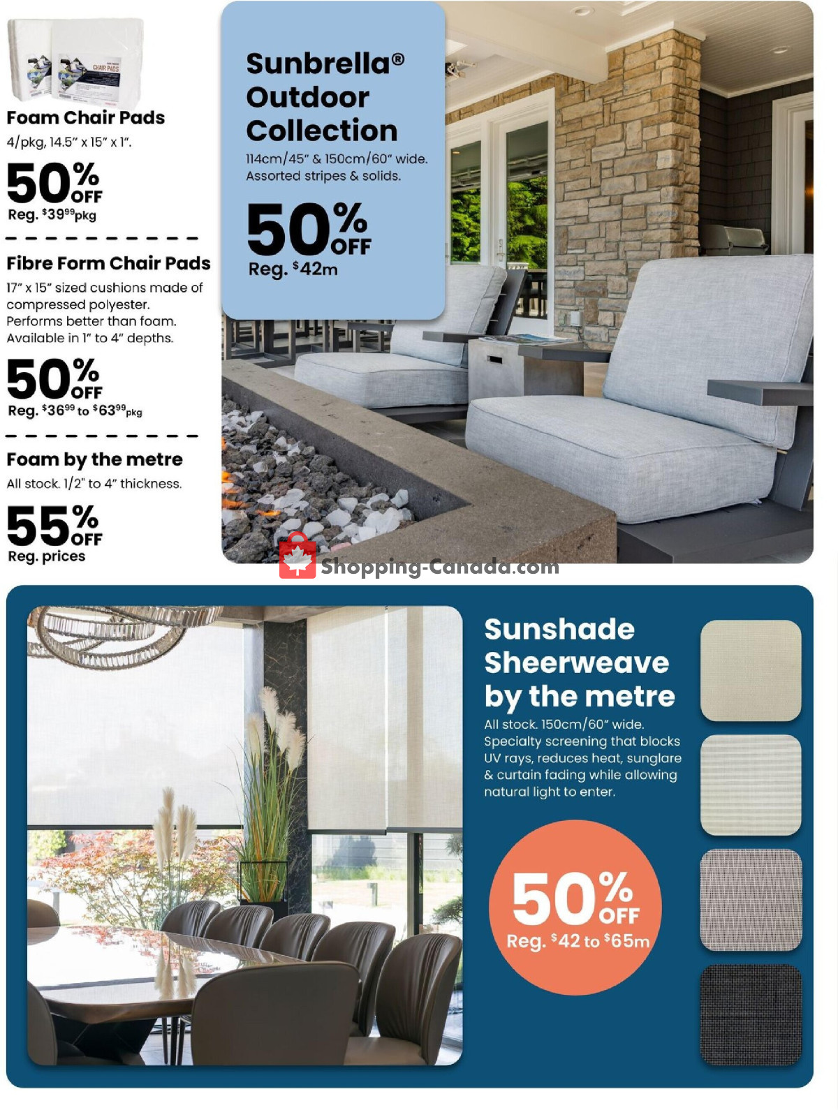 Fabricland flyer from Thursday May 9, 2024 to Thursday June 6, 2024 - page 6