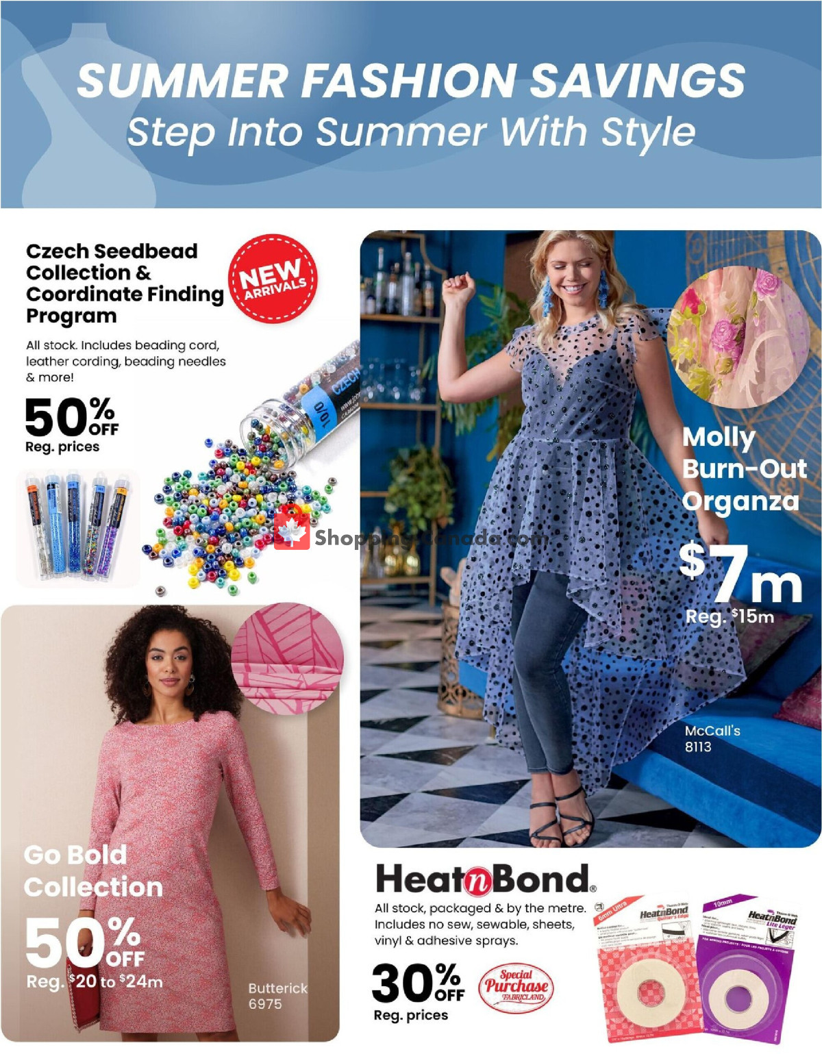 Fabricland flyer from Thursday May 9, 2024 to Thursday June 6, 2024 - page 8