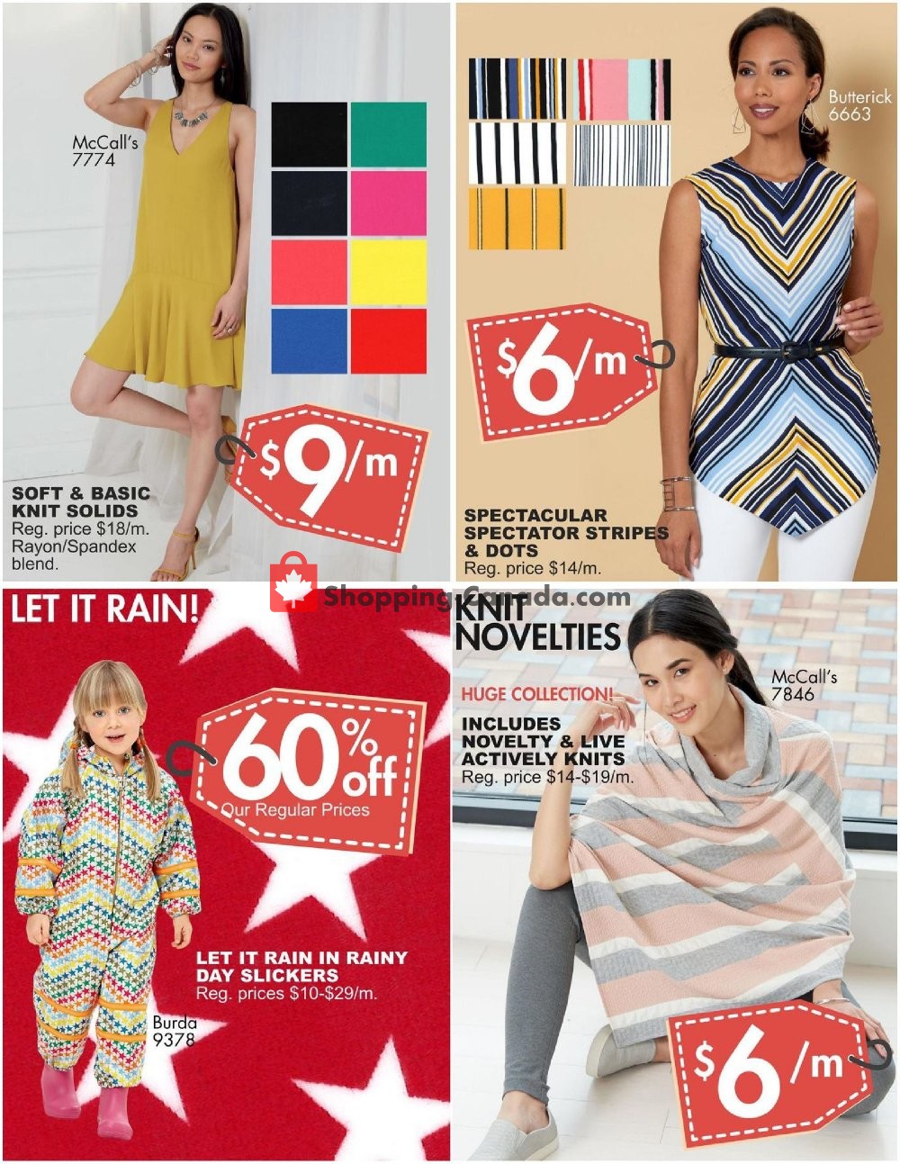 Fabricland Canada, flyer (Sensational Savings) March 2 March 31