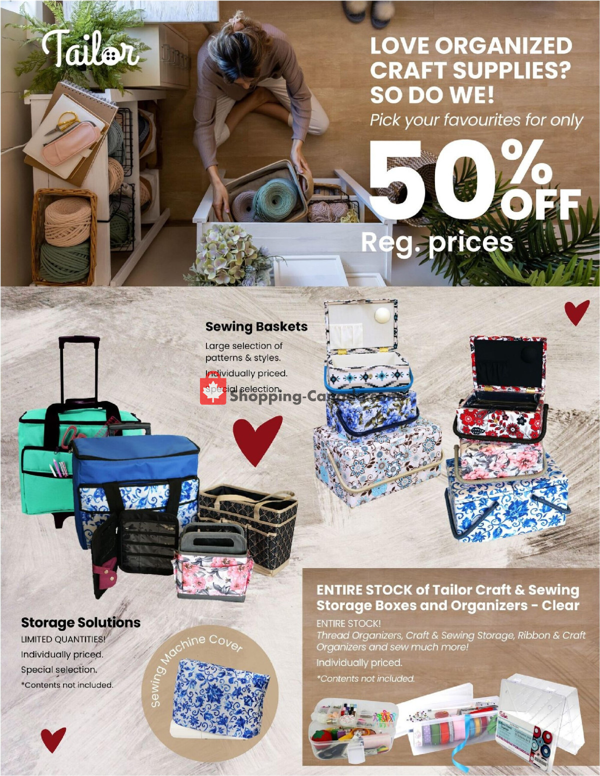Fabricland Canada, flyer (Sew in Love With Sewing) February 1