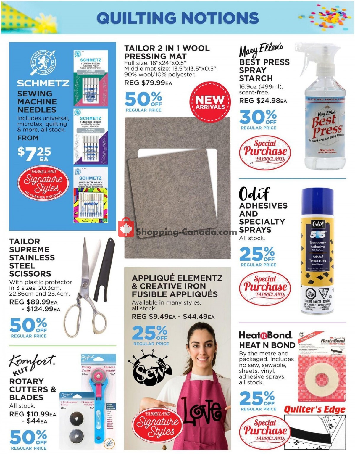 Fabricland flyer from Monday March 1, 2021 to Wednesday March 31, 2021 - page 10