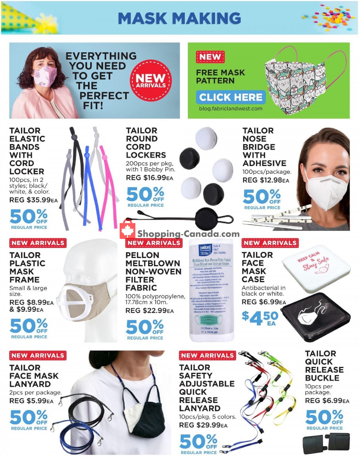 Fabricland flyer from Monday March 1, 2021 to Wednesday March 31, 2021 - page 12