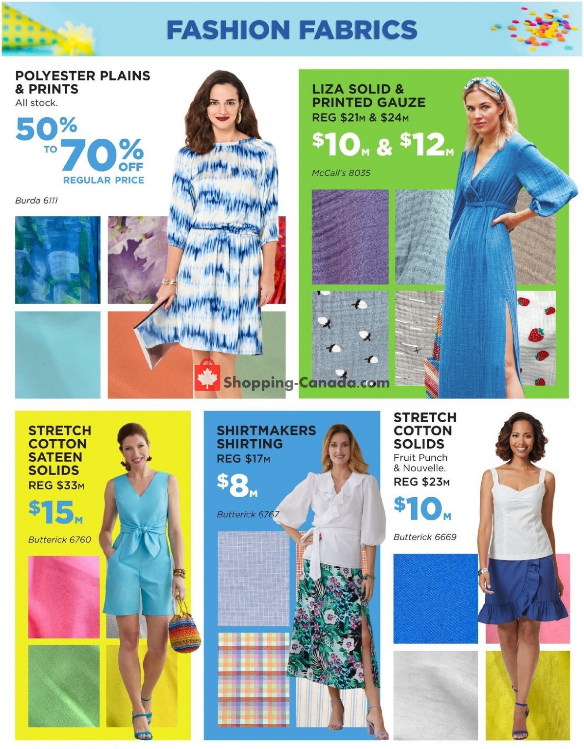 Fabricland flyer from Monday March 1, 2021 to Wednesday March 31, 2021 - page 14