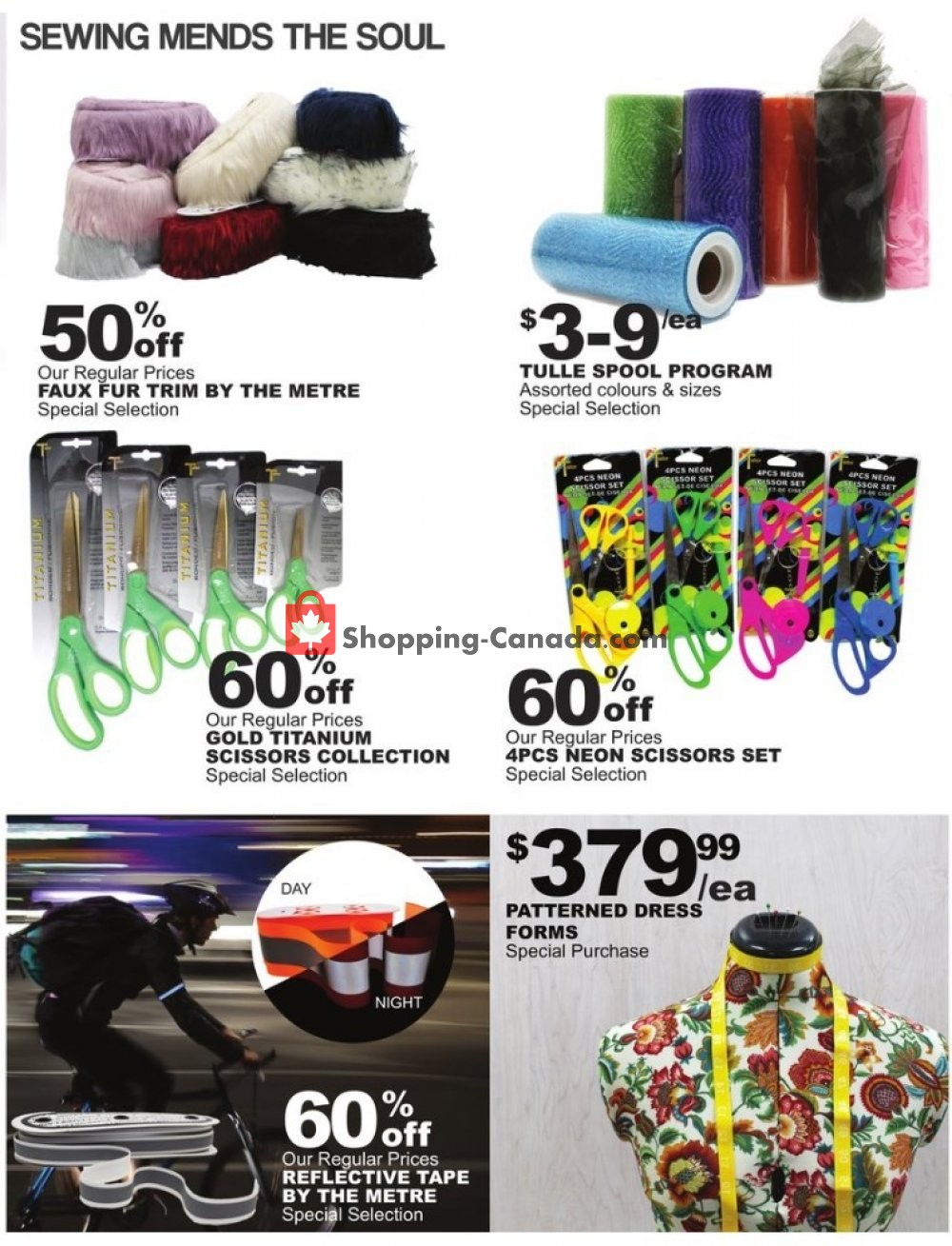 Fabricland flyer from Wednesday October 2, 2019 to Thursday October 31, 2019 - page 17