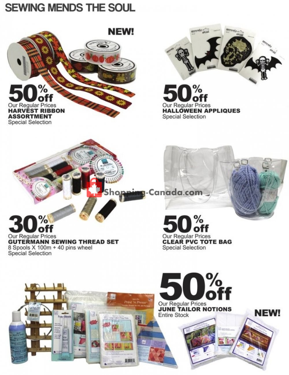 Fabricland flyer from Wednesday October 2, 2019 to Thursday October 31, 2019 - page 19