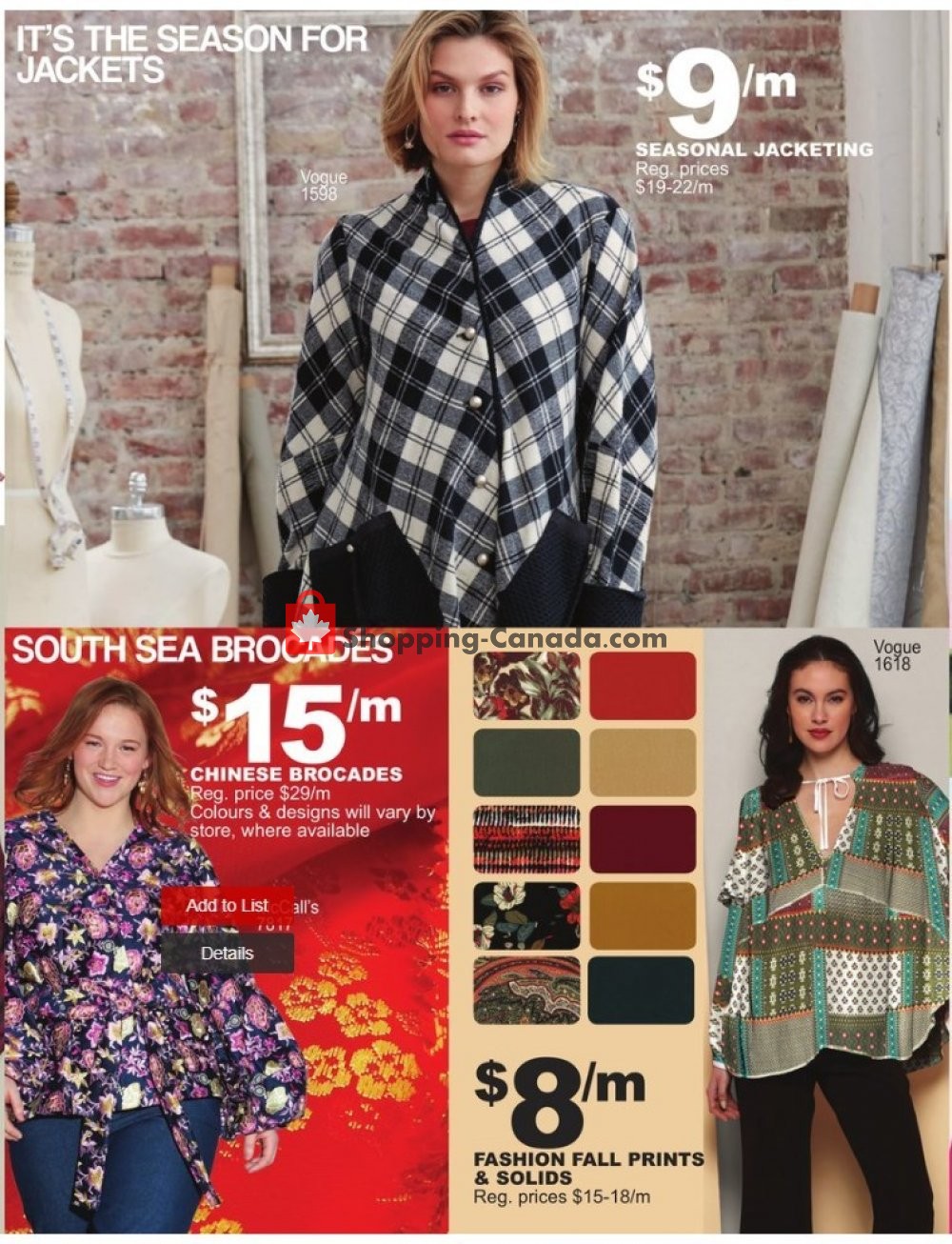 Fabricland flyer from Wednesday October 2, 2019 to Thursday October 31, 2019 - page 5
