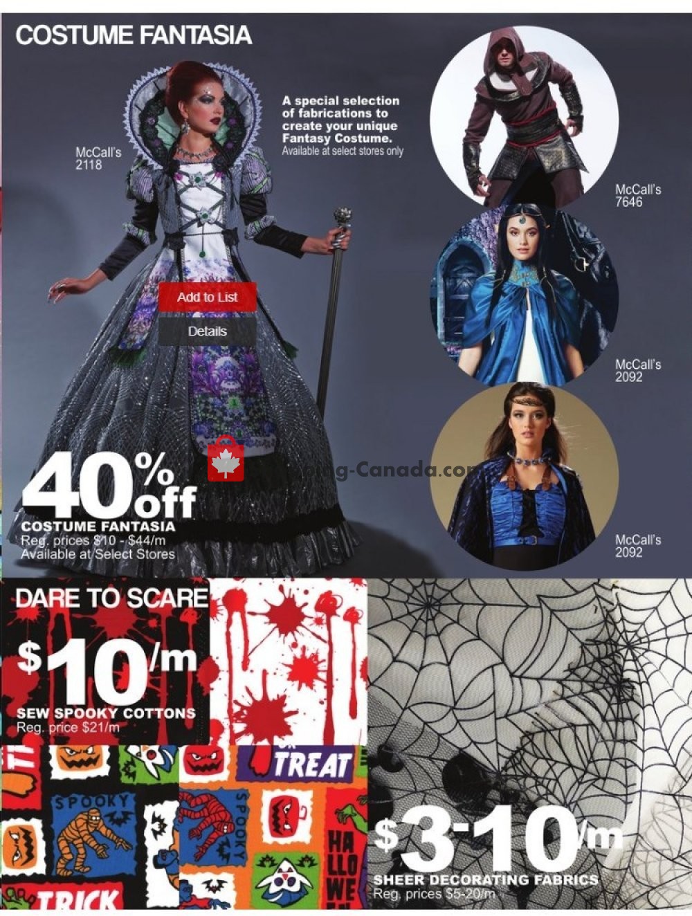 Fabricland flyer from Wednesday October 2, 2019 to Thursday October 31, 2019 - page 8