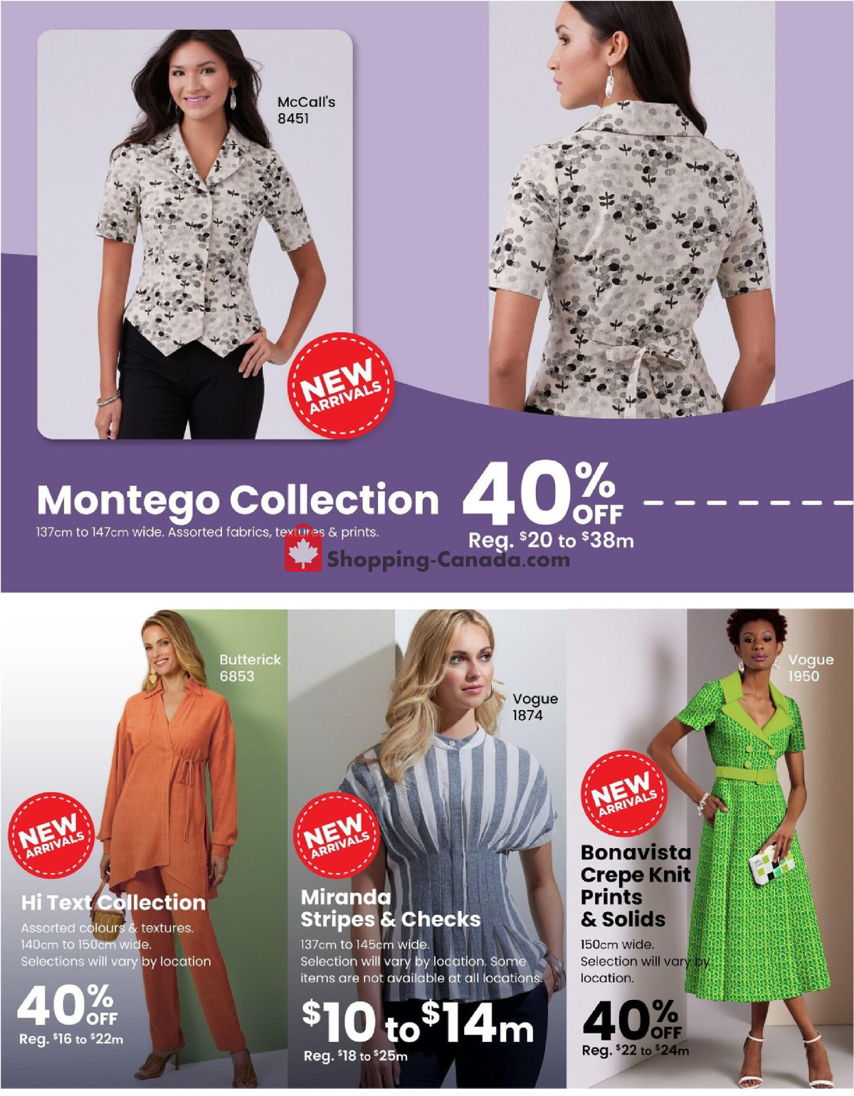 Fabricland flyer from Friday March 1, 2024 to Thursday March 28, 2024 - page 13