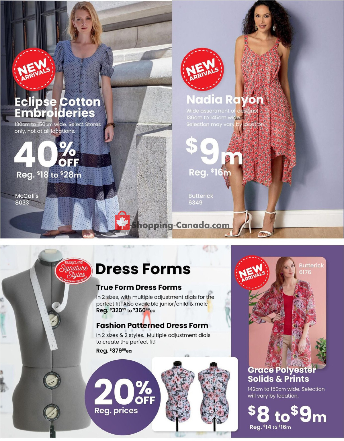 Fabricland flyer from Friday March 1, 2024 to Thursday March 28, 2024 - page 14