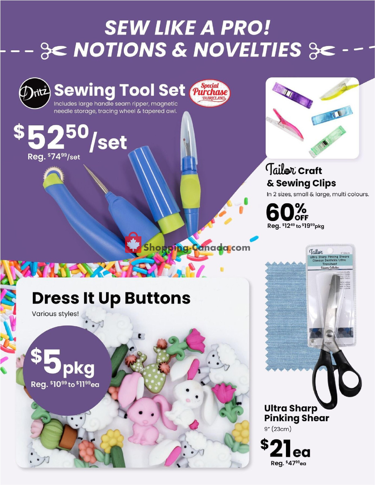 Fabricland flyer from Friday March 1, 2024 to Thursday March 28, 2024 - page 16