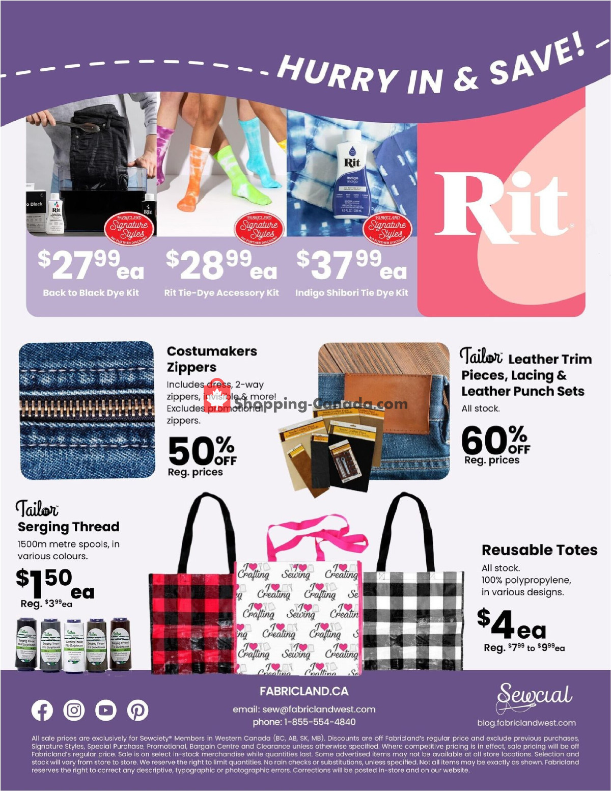 Fabricland flyer from Friday March 1, 2024 to Thursday March 28, 2024 - page 17