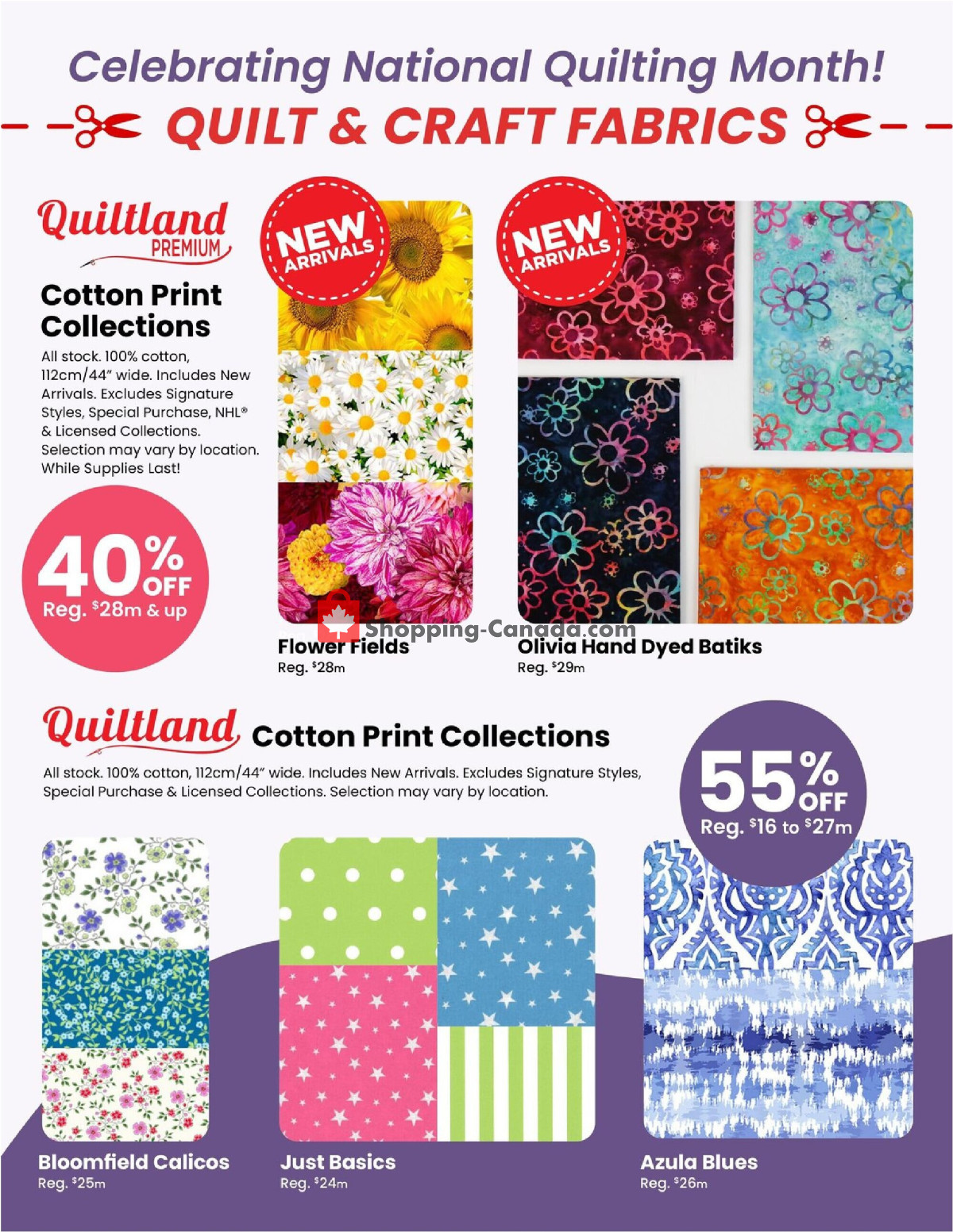 Fabricland flyer from Friday March 1, 2024 to Thursday March 28, 2024 - page 3