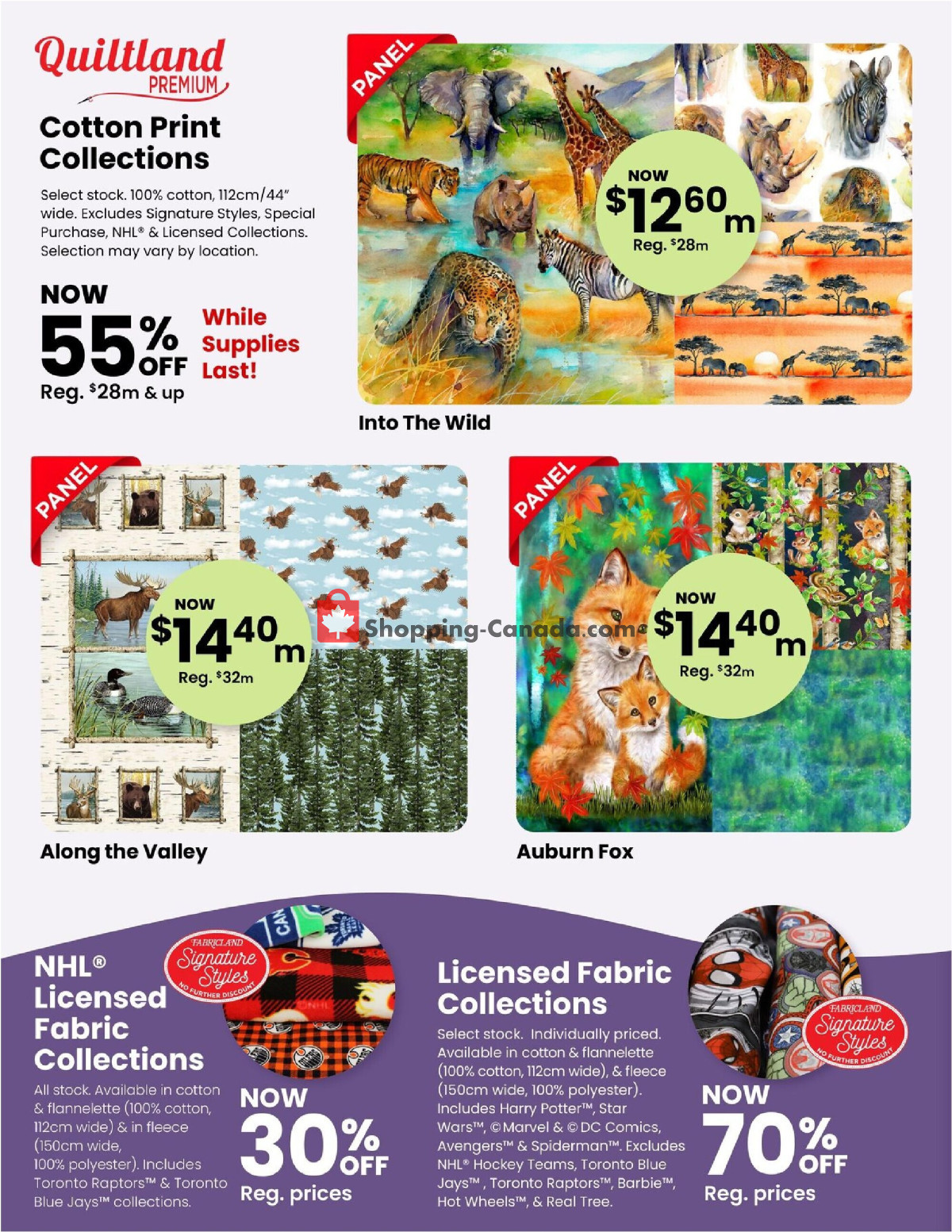 Fabricland flyer from Friday March 1, 2024 to Thursday March 28, 2024 - page 4