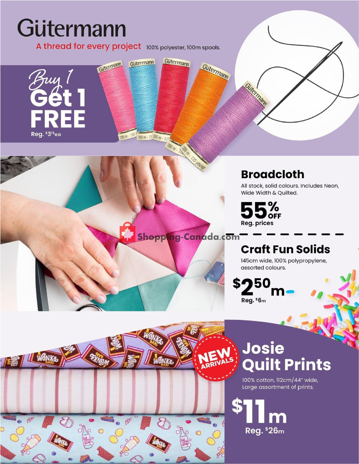 Fabricland flyer from Friday March 1, 2024 to Thursday March 28, 2024 - page 5
