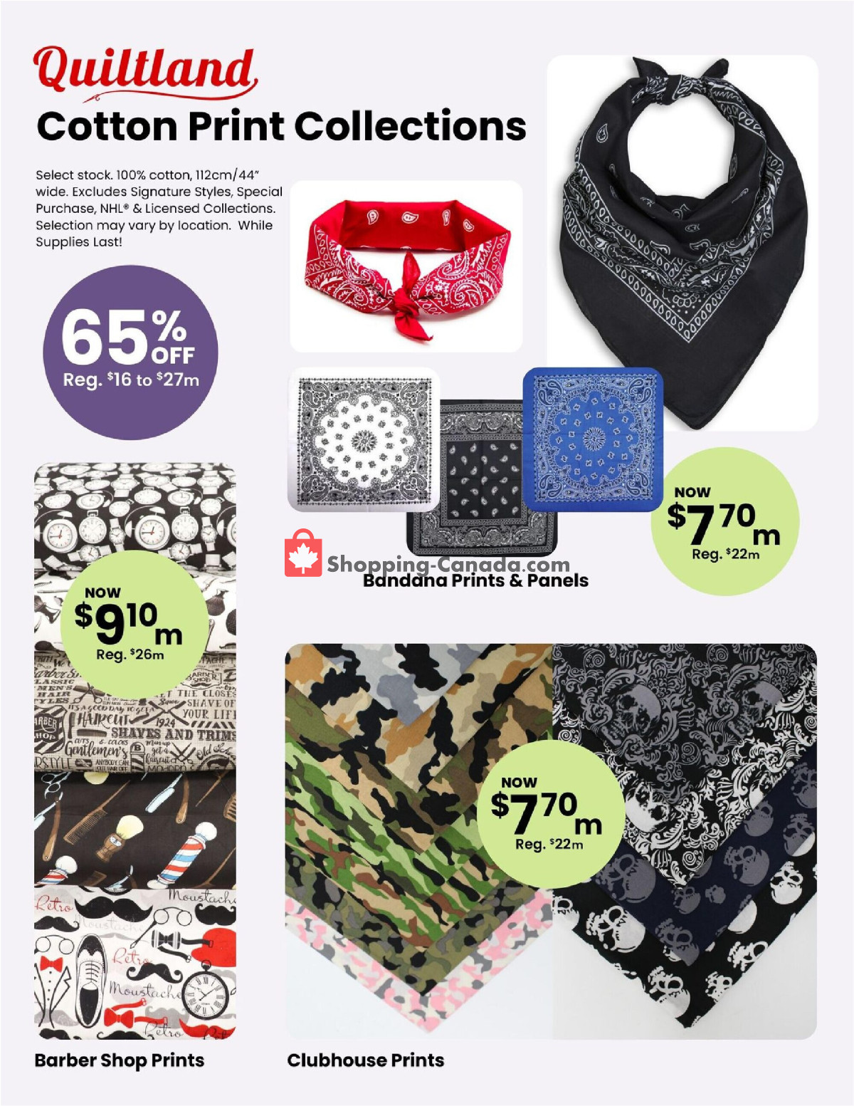 Fabricland flyer from Friday March 1, 2024 to Thursday March 28, 2024 - page 6