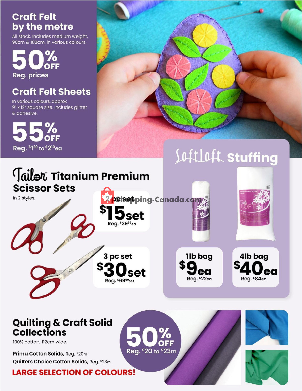 Fabricland flyer from Friday March 1, 2024 to Thursday March 28, 2024 - page 8