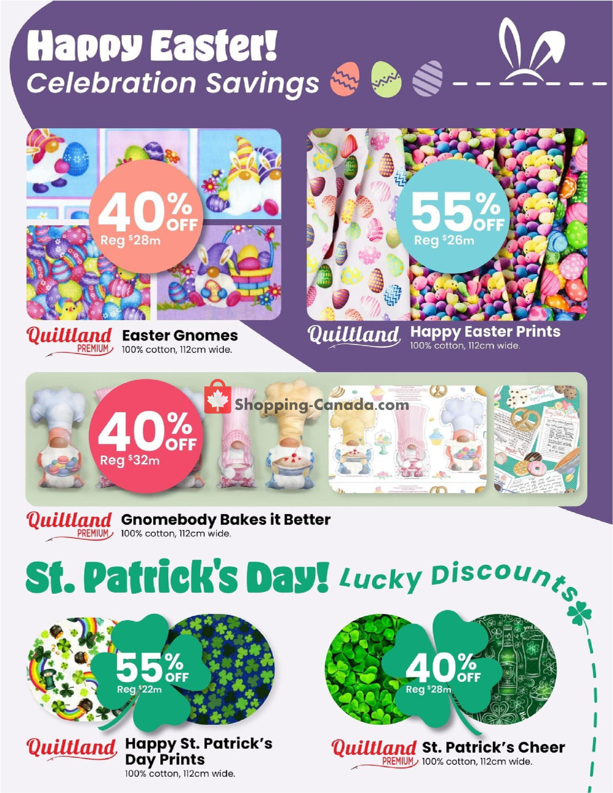 Fabricland flyer from Friday March 1, 2024 to Thursday March 28, 2024 - page 9