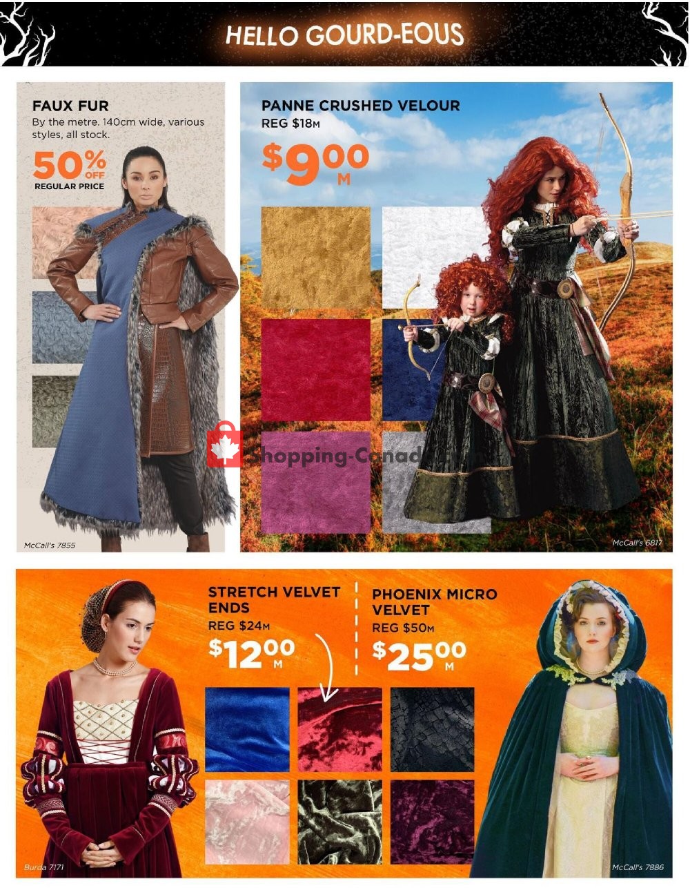 Fabricland flyer from Tuesday October 13, 2020 to Saturday October 31, 2020 - page 3