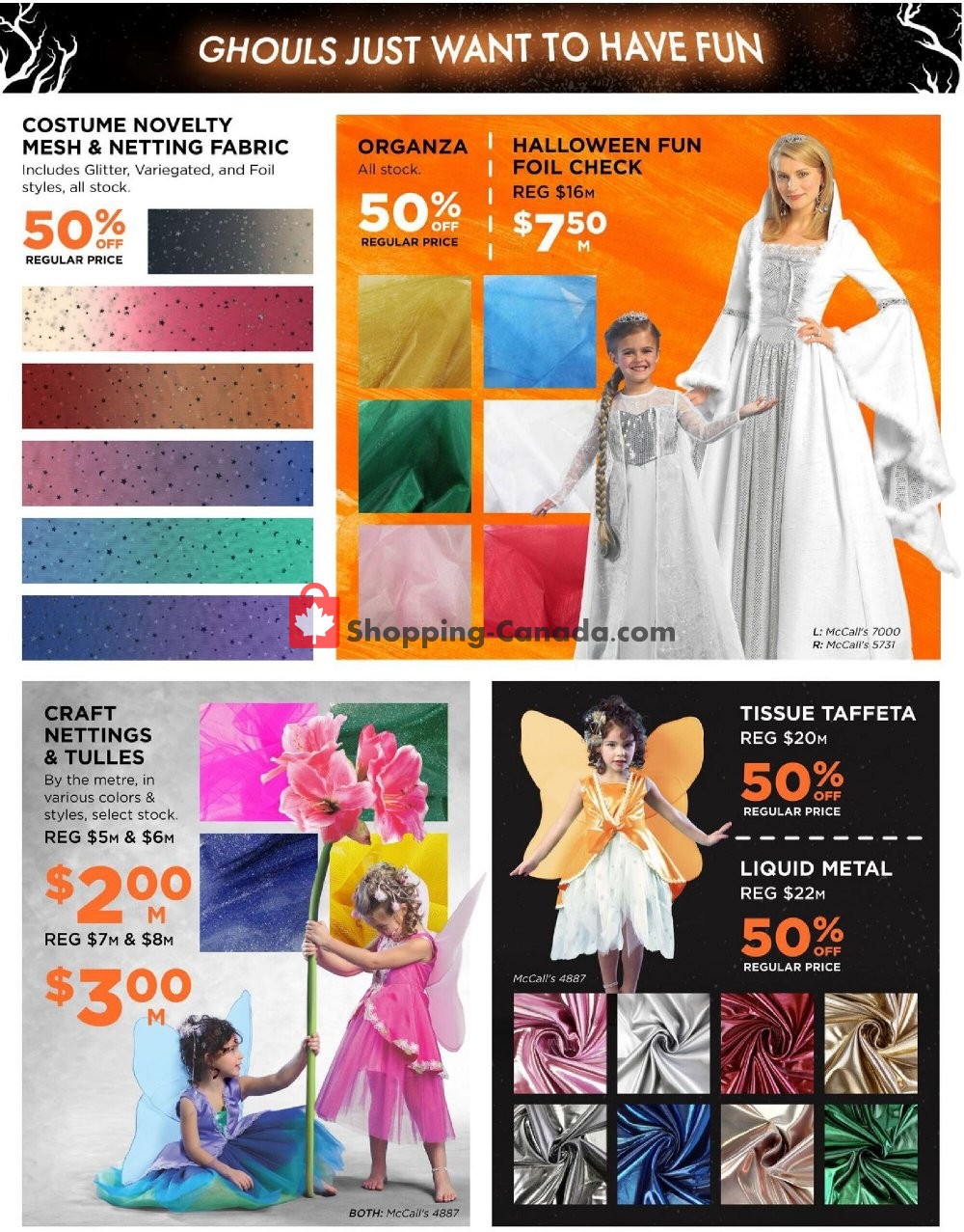 Fabricland flyer from Tuesday October 13, 2020 to Saturday October 31, 2020 - page 4