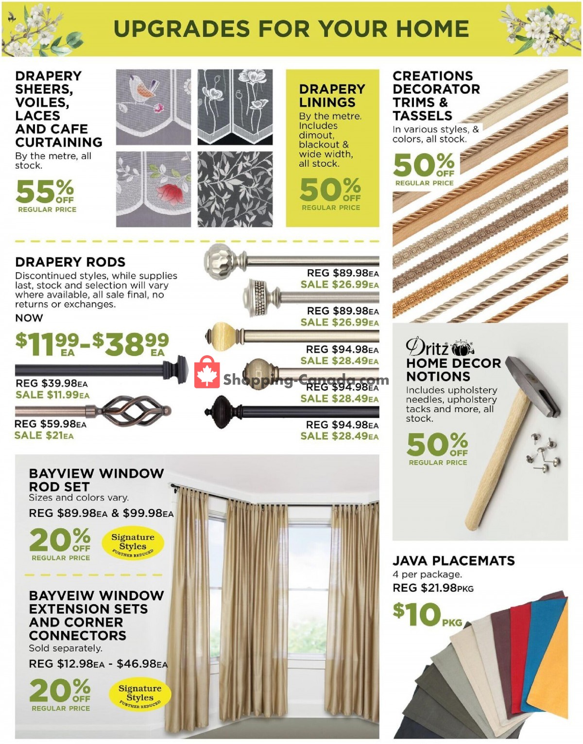 Fabricland flyer from Thursday April 1, 2021 to Friday April 30, 2021 - page 16