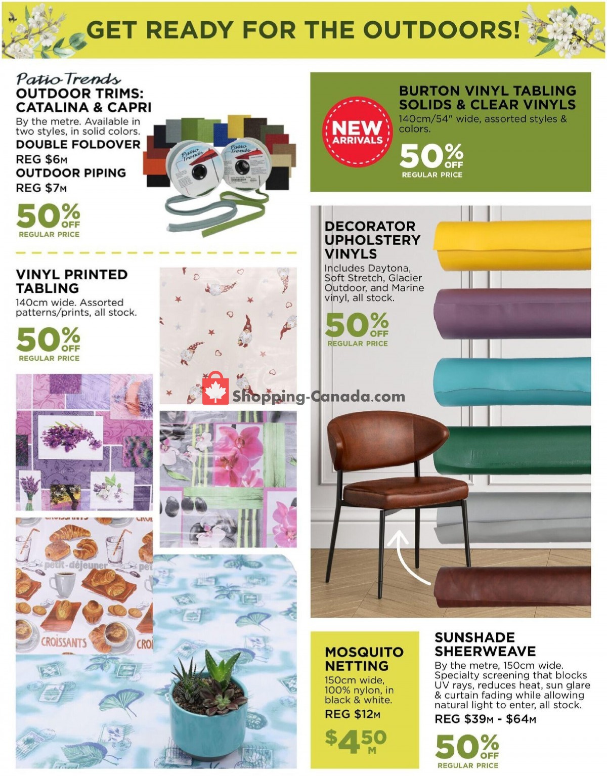 Fabricland flyer from Thursday April 1, 2021 to Friday April 30, 2021 - page 19