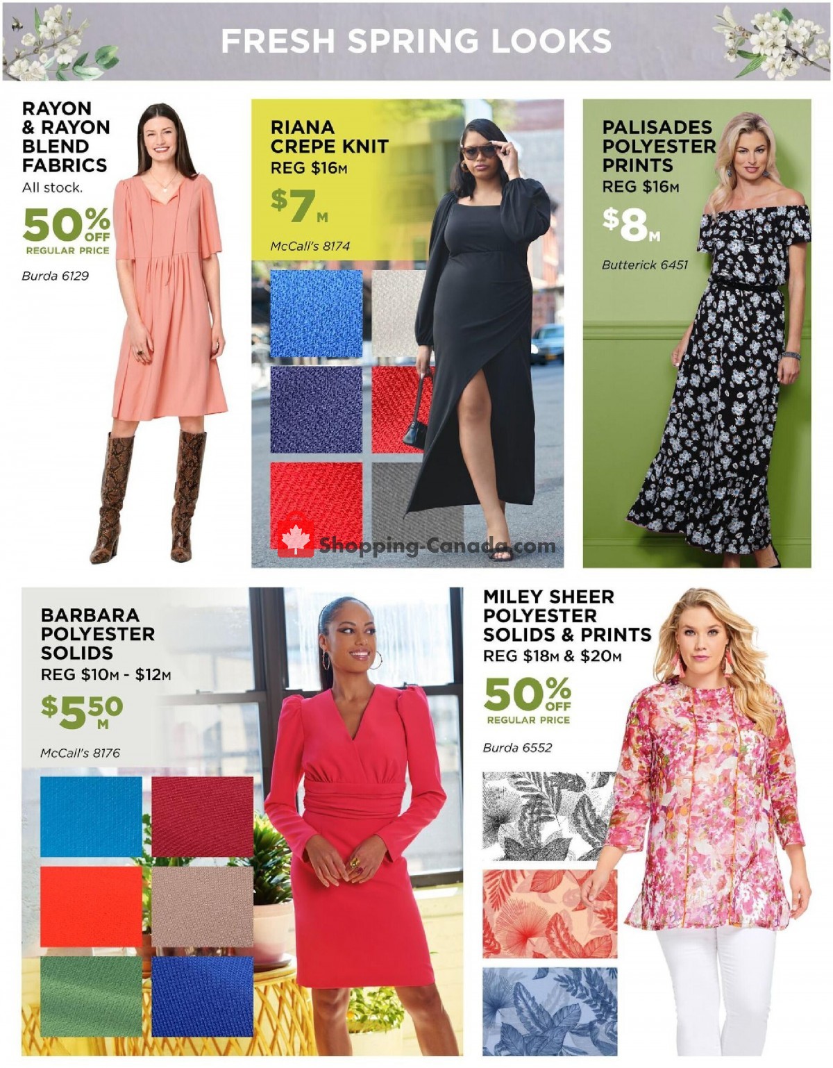 Fabricland flyer from Thursday April 1, 2021 to Friday April 30, 2021 - page 4