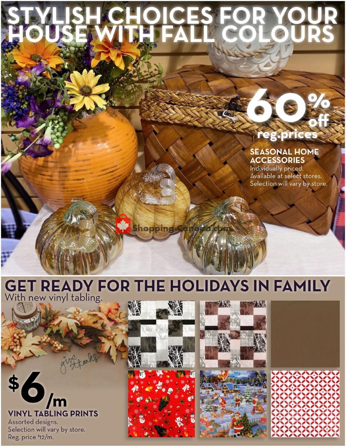 Fabricland flyer from Friday October 1, 2021 to Sunday October 31, 2021 - page 12
