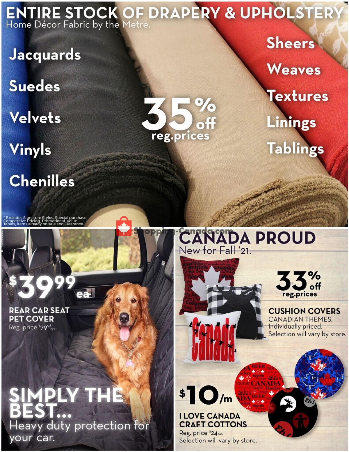 Fabricland flyer from Friday October 1, 2021 to Sunday October 31, 2021 - page 13