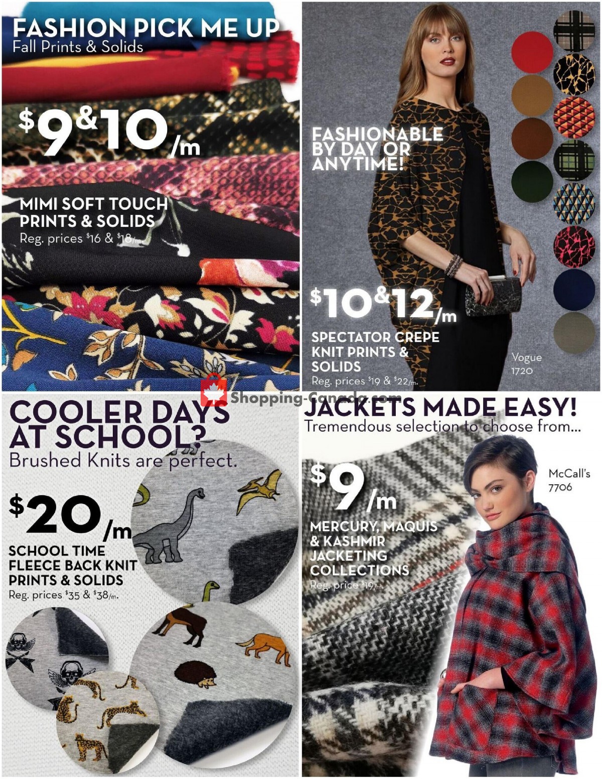 Fabricland flyer from Friday October 1, 2021 to Sunday October 31, 2021 - page 4
