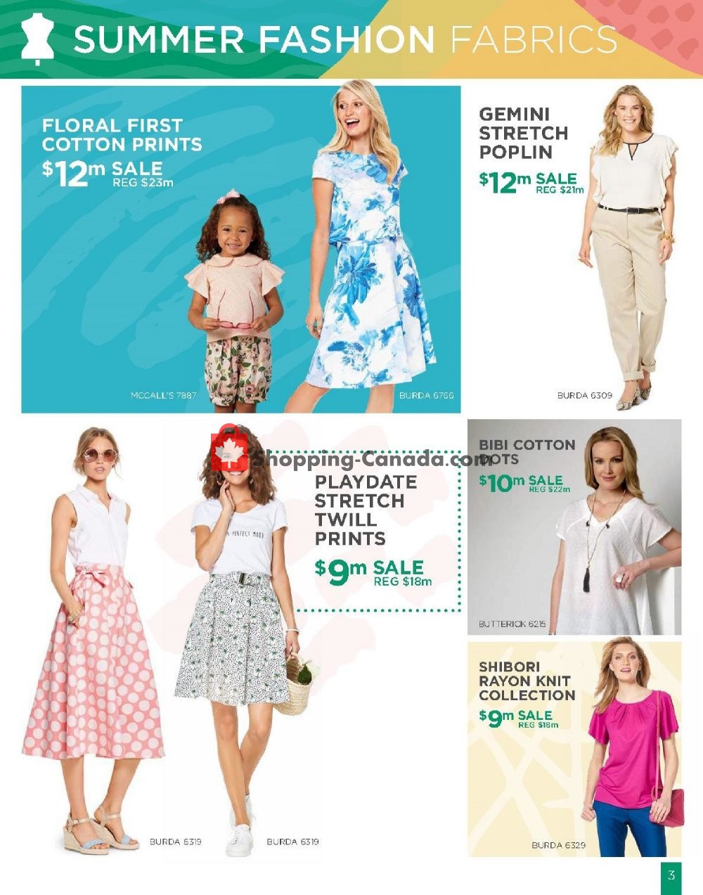 Fabricland flyer from Monday May 13, 2019 to Sunday May 26, 2019 - page 3