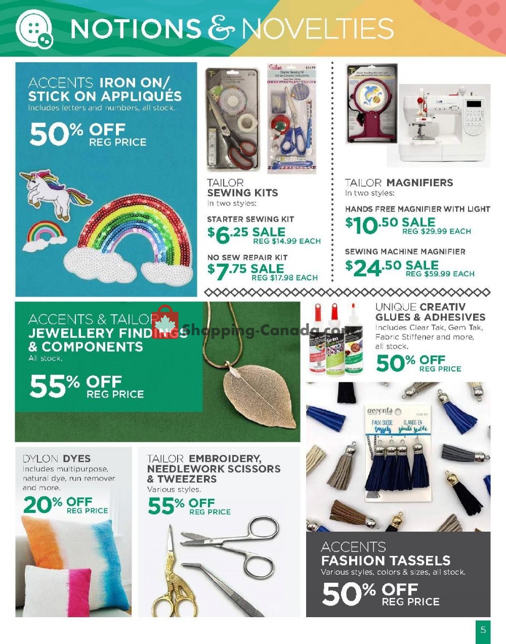 Fabricland flyer from Monday May 13, 2019 to Sunday May 26, 2019 - page 5