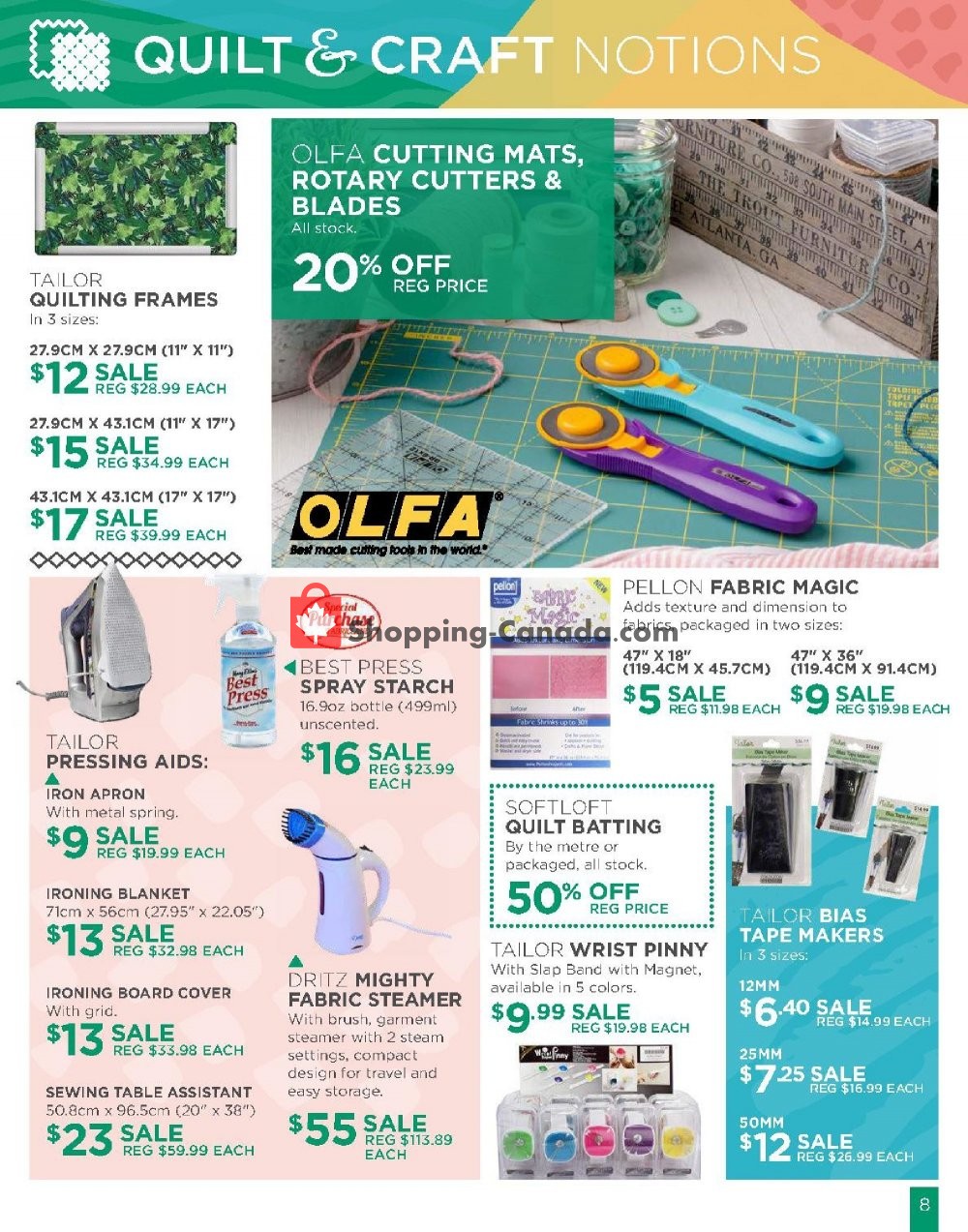 Fabricland flyer from Monday May 13, 2019 to Sunday May 26, 2019 - page 8
