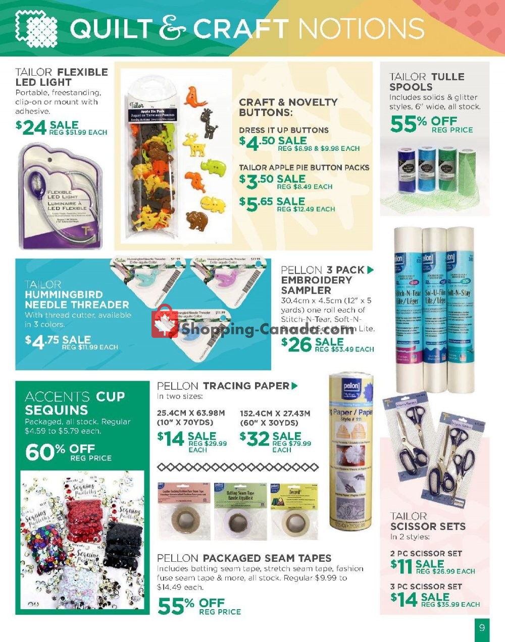 Fabricland flyer from Monday May 13, 2019 to Sunday May 26, 2019 - page 9