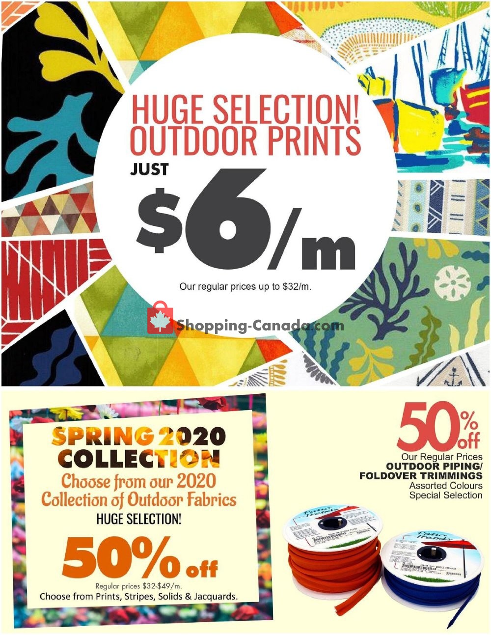 Fabricland flyer from Thursday July 2, 2020 to Wednesday July 22, 2020 - page 8