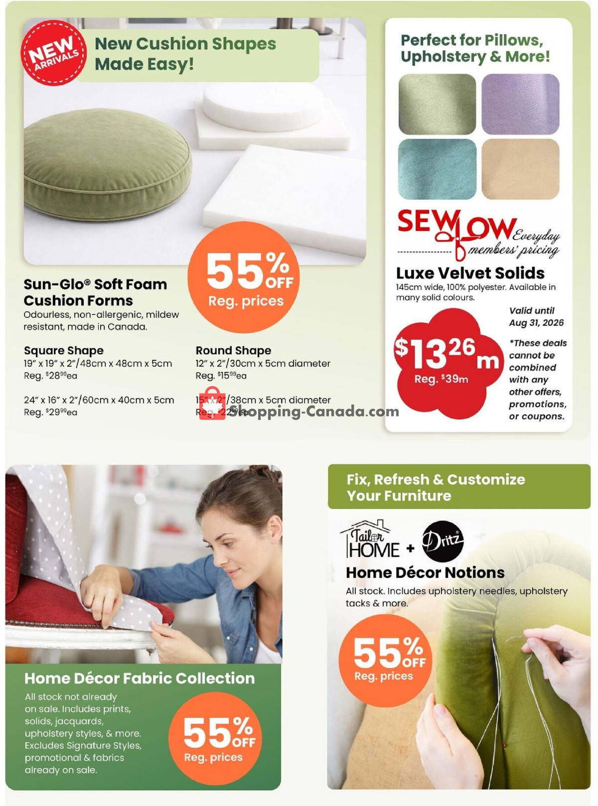 Fabricland flyer from Saturday April 4, 2026 to Thursday April 30, 2026 - page 11