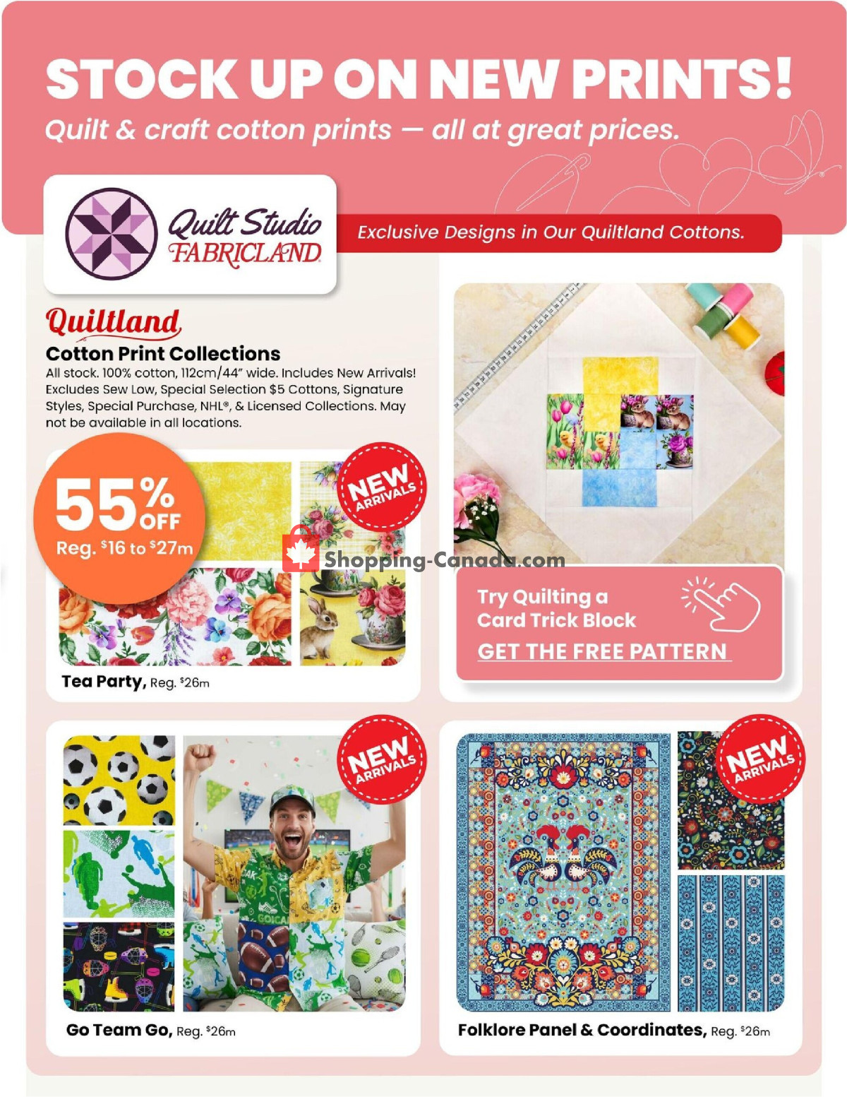 Fabricland flyer from Saturday April 4, 2026 to Thursday April 30, 2026 - page 13