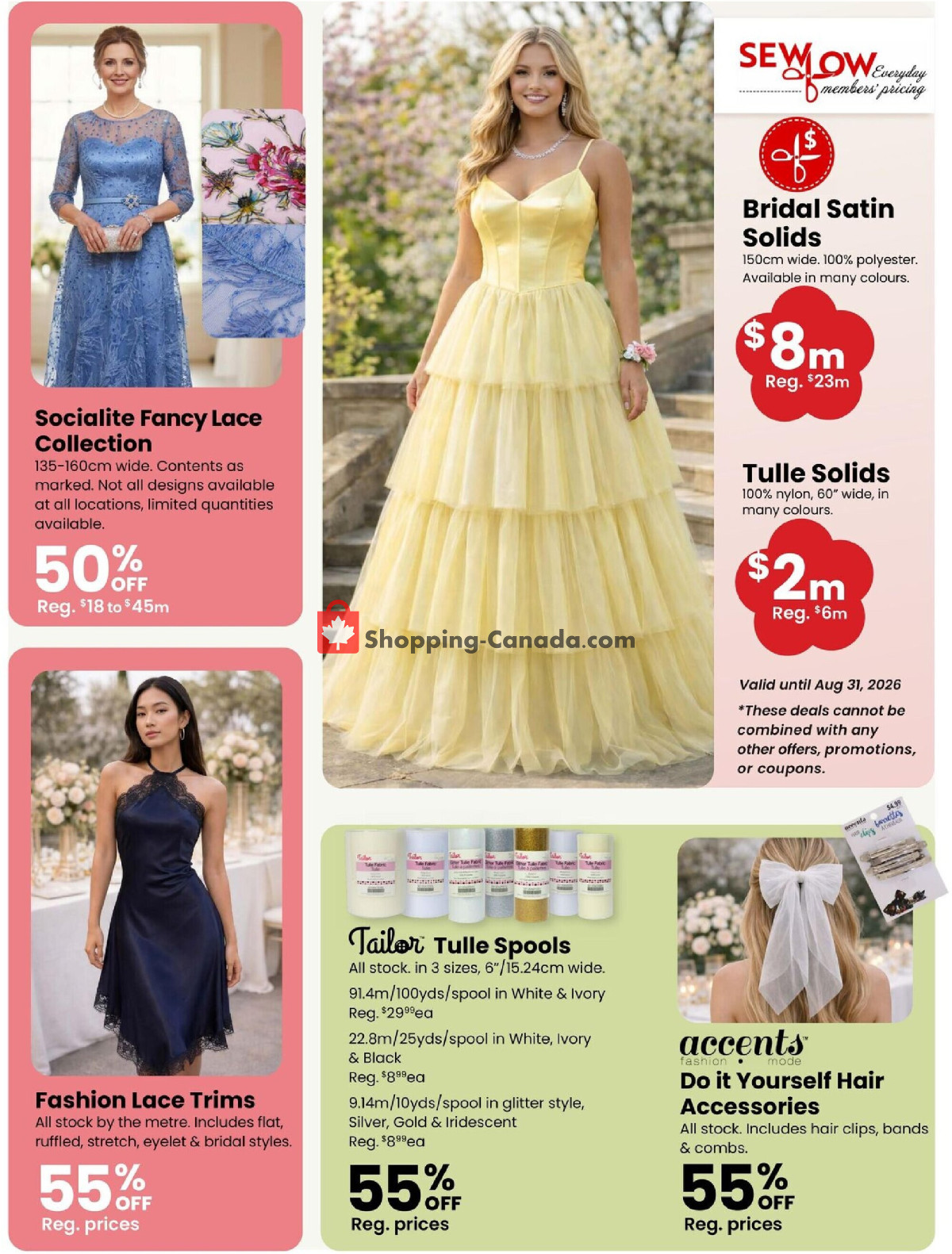 Fabricland flyer from Saturday April 4, 2026 to Thursday April 30, 2026 - page 6