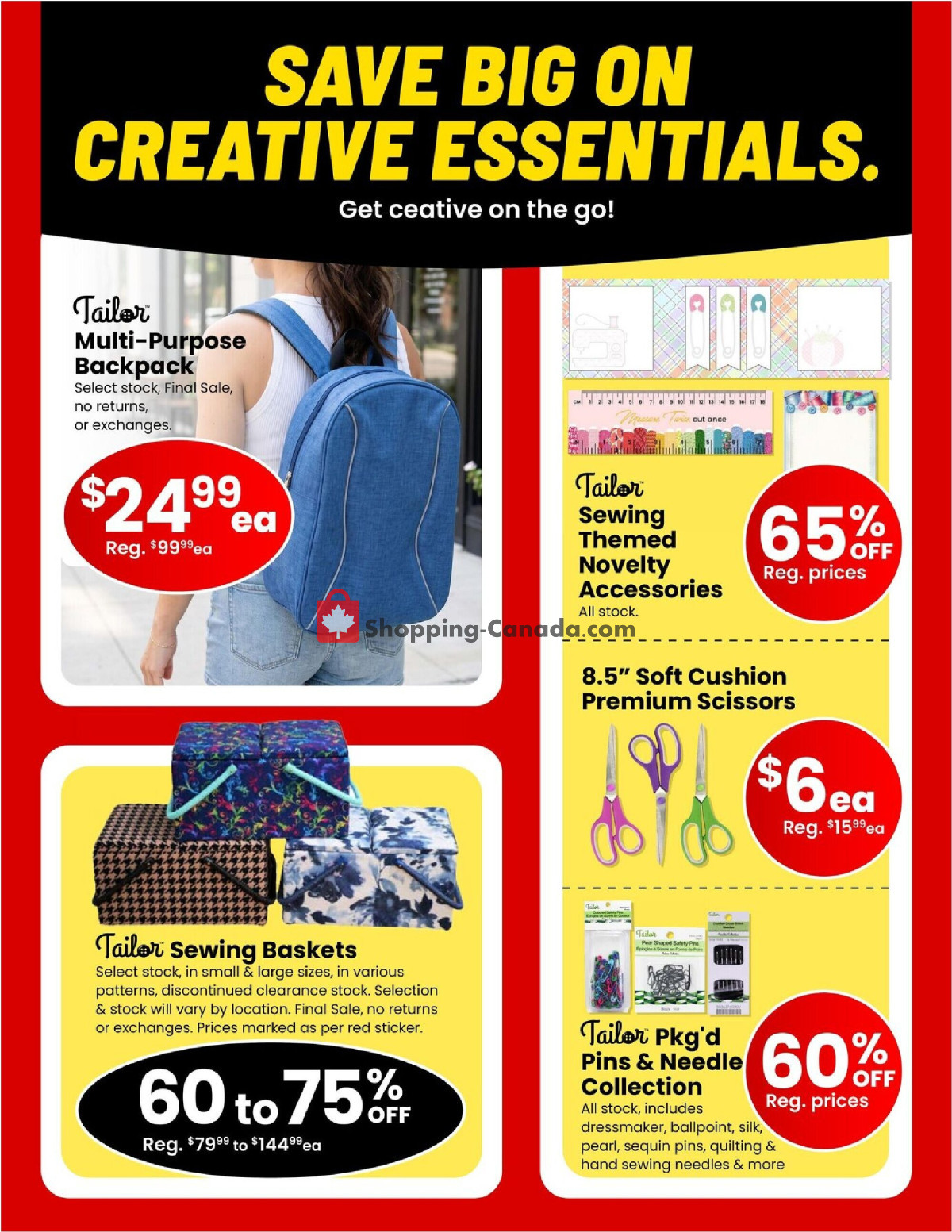 Fabricland flyer from Saturday August 1, 2026 to Monday August 31, 2026 - page 10