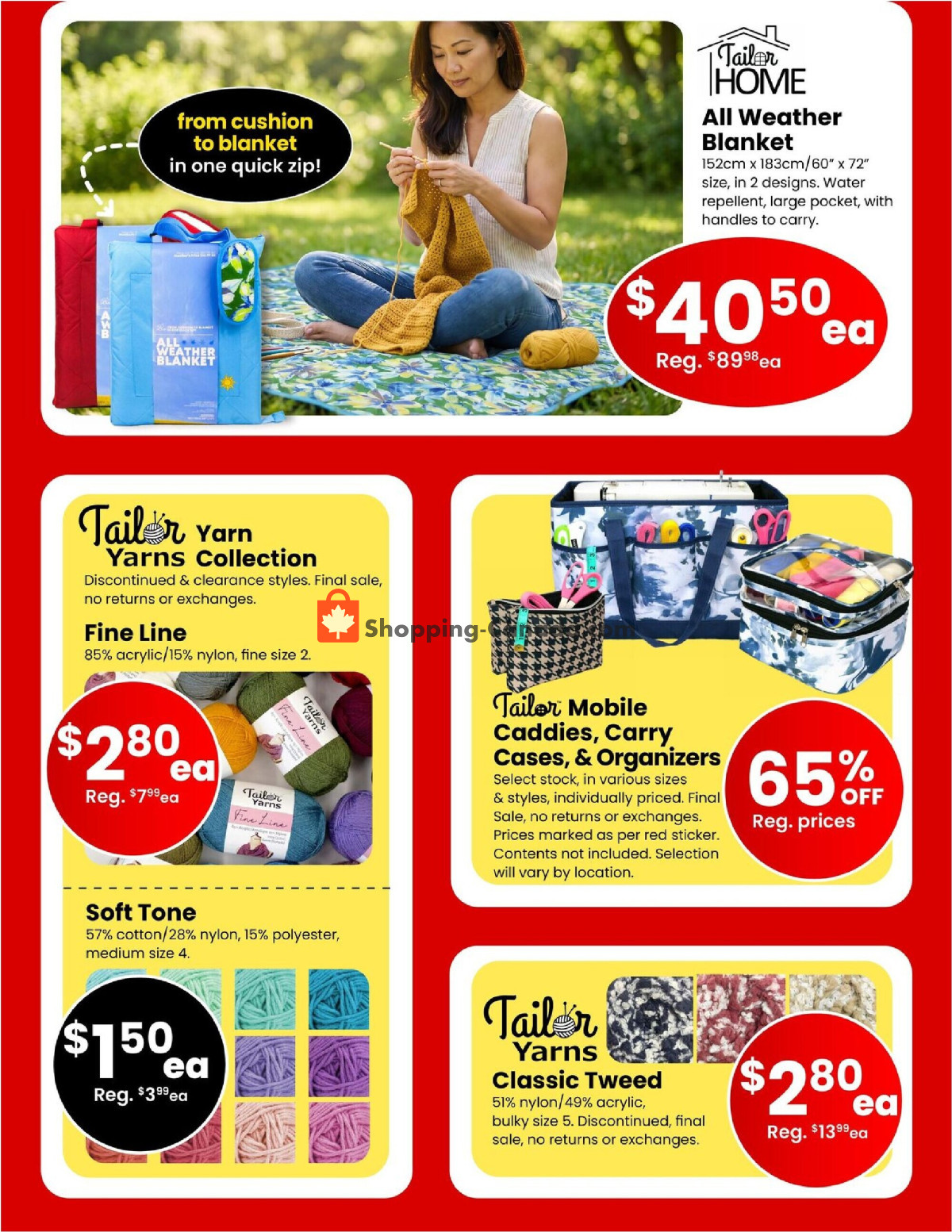 Fabricland flyer from Saturday August 1, 2026 to Monday August 31, 2026 - page 11