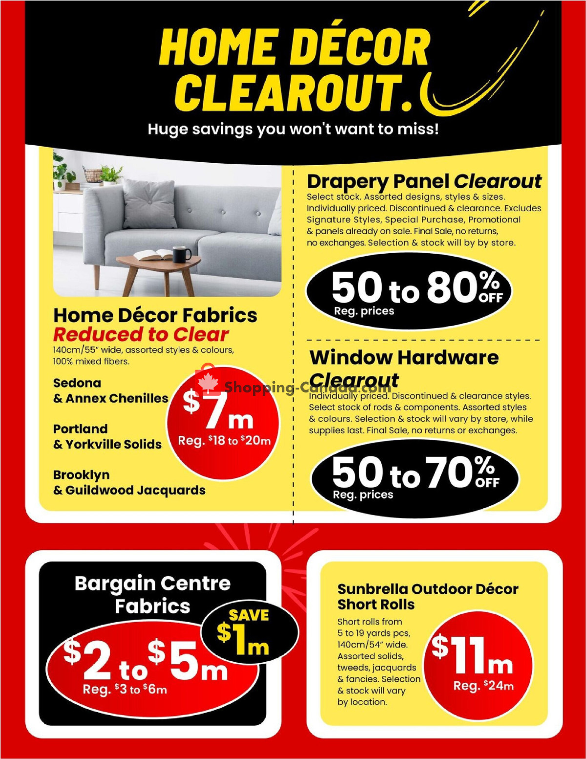 Fabricland flyer from Saturday August 1, 2026 to Monday August 31, 2026 - page 13