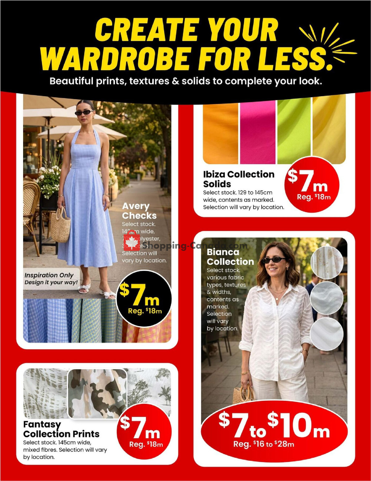 Fabricland flyer from Saturday August 1, 2026 to Monday August 31, 2026 - page 2
