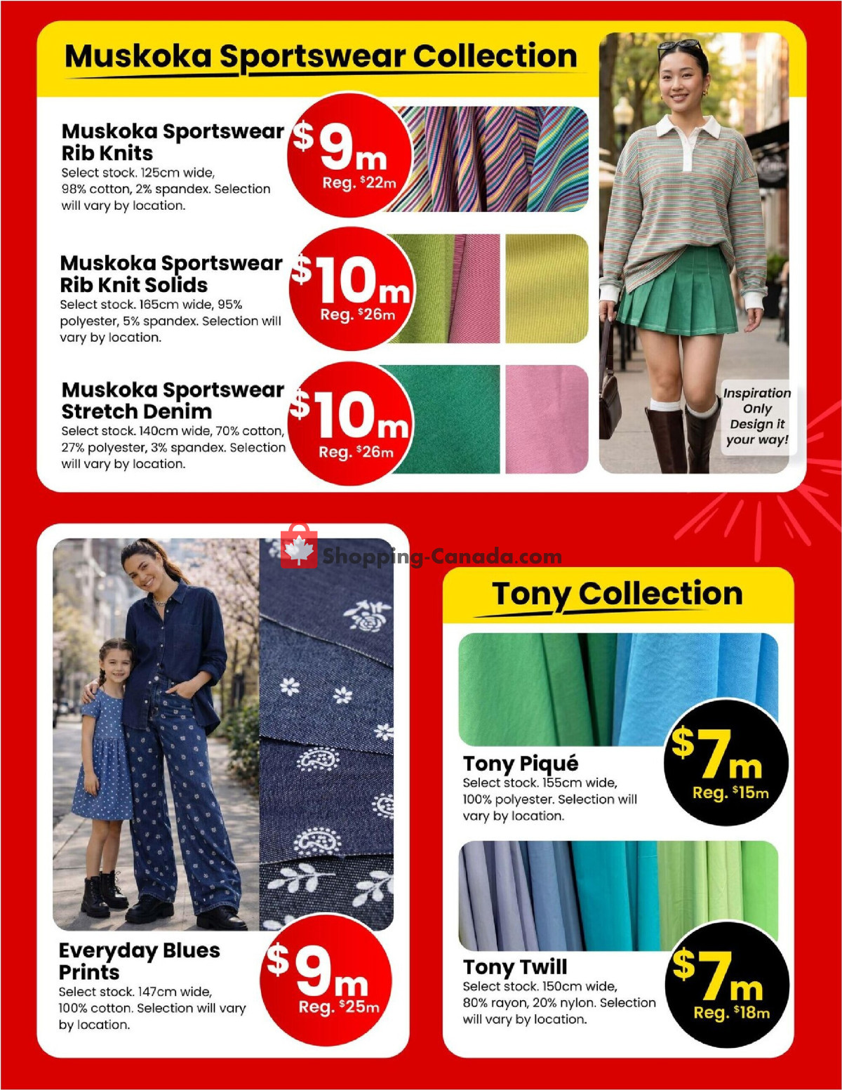 Fabricland flyer from Saturday August 1, 2026 to Monday August 31, 2026 - page 3