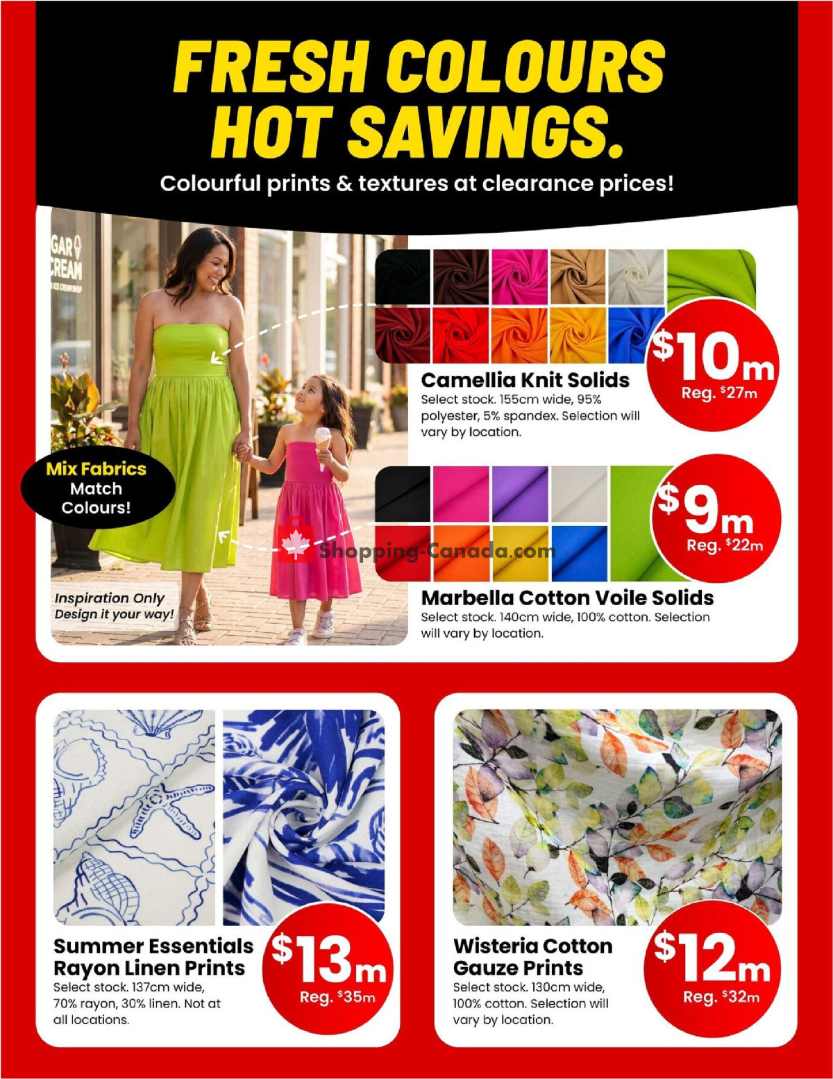 Fabricland flyer from Saturday August 1, 2026 to Monday August 31, 2026 - page 4