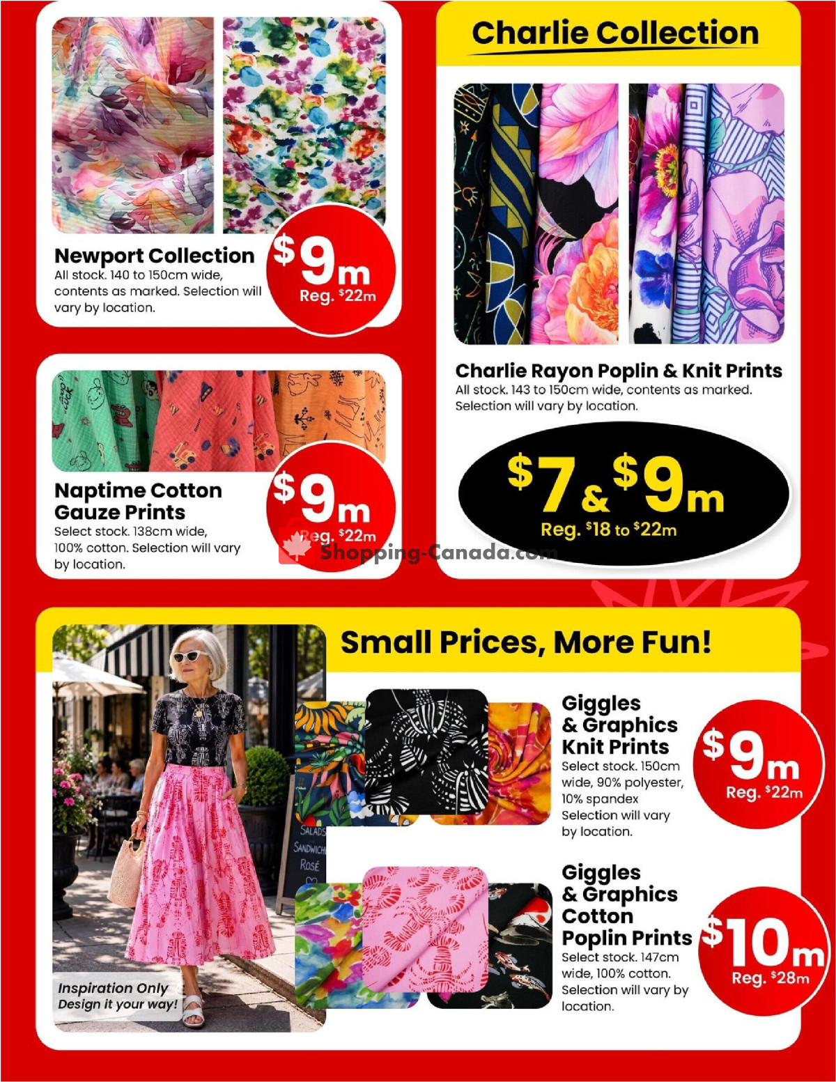 Fabricland flyer from Saturday August 1, 2026 to Monday August 31, 2026 - page 5