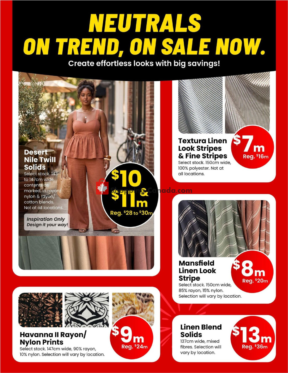 Fabricland flyer from Saturday August 1, 2026 to Monday August 31, 2026 - page 7
